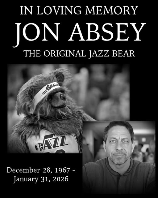 Read more about the article Jon Absey South Jordan,UT Death:Original Jazz Bear Mascot Icon Passed Away After Battle With Cancer